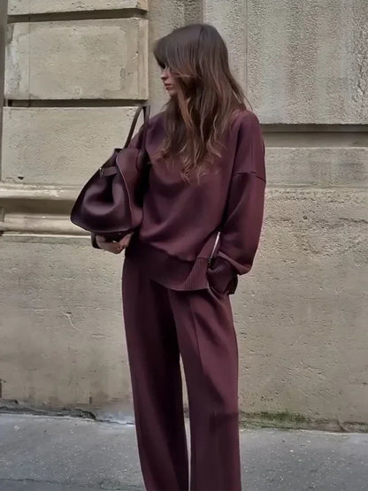 Serena | Komplettset aus weiter Sweatshirt