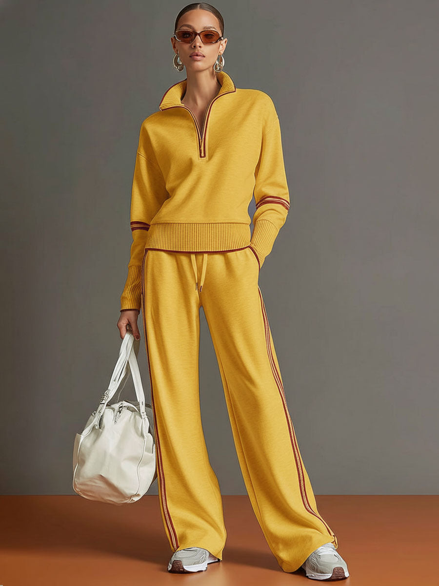 Marietta | Komplettset mit weichem Oberteil und weitem Hosen