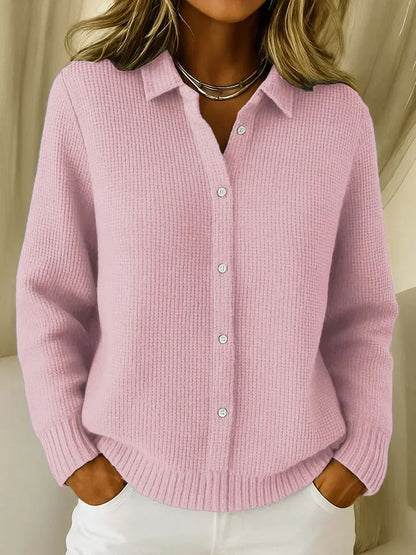Katrina | Strukturierter Strick-Button-Cardigan