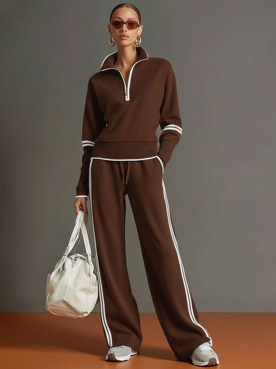 Marietta | Komplettset mit weichem Oberteil und weitem Hosen