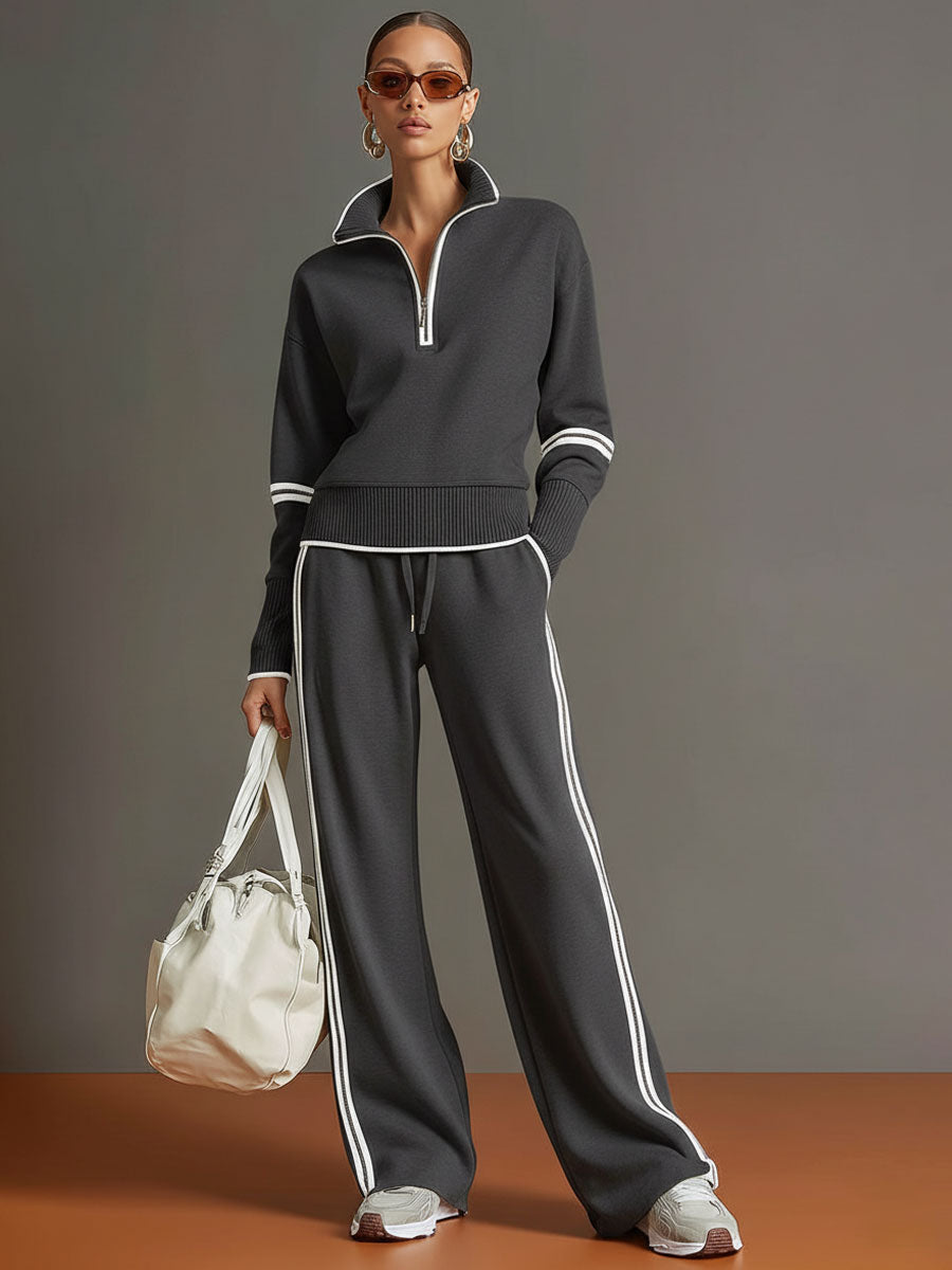 Marietta | Komplettset mit weichem Oberteil und weitem Hosen