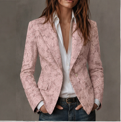 Estella | Blazer Jacquard Enganliegend