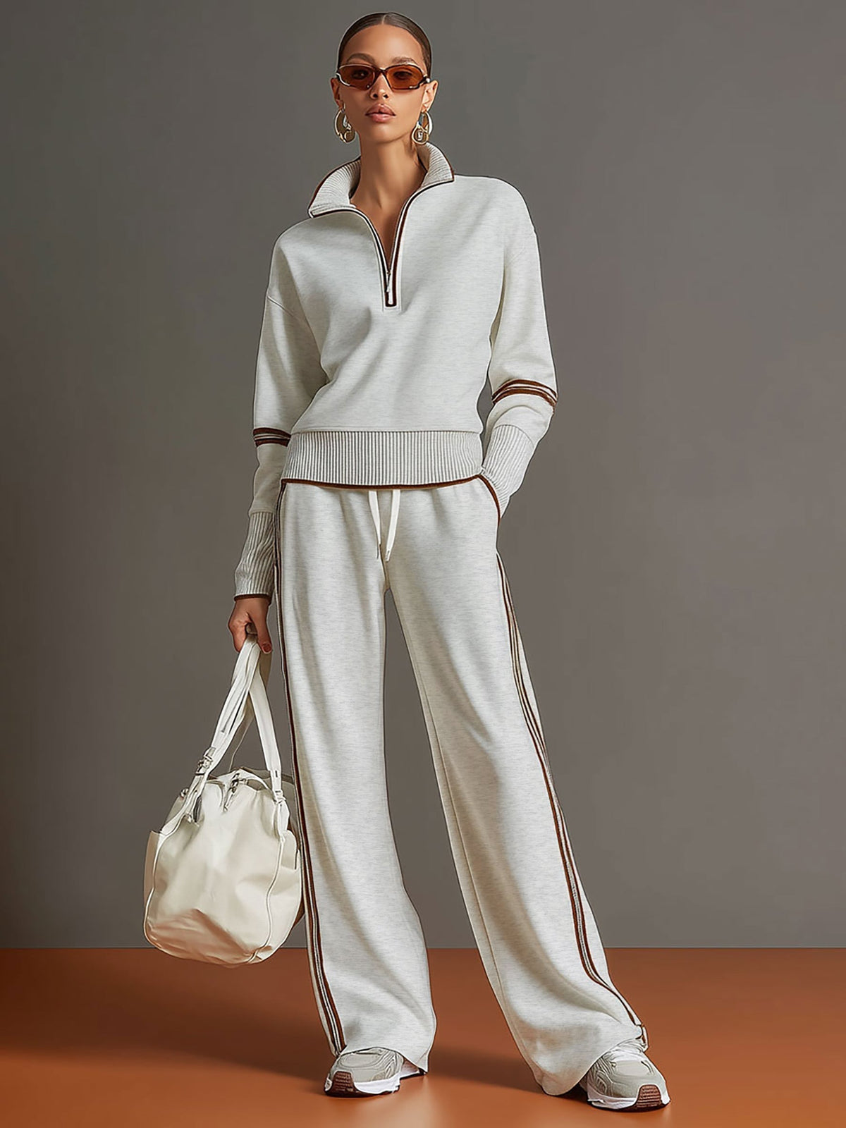 Marietta | Komplettset mit weichem Oberteil und weitem Hosen